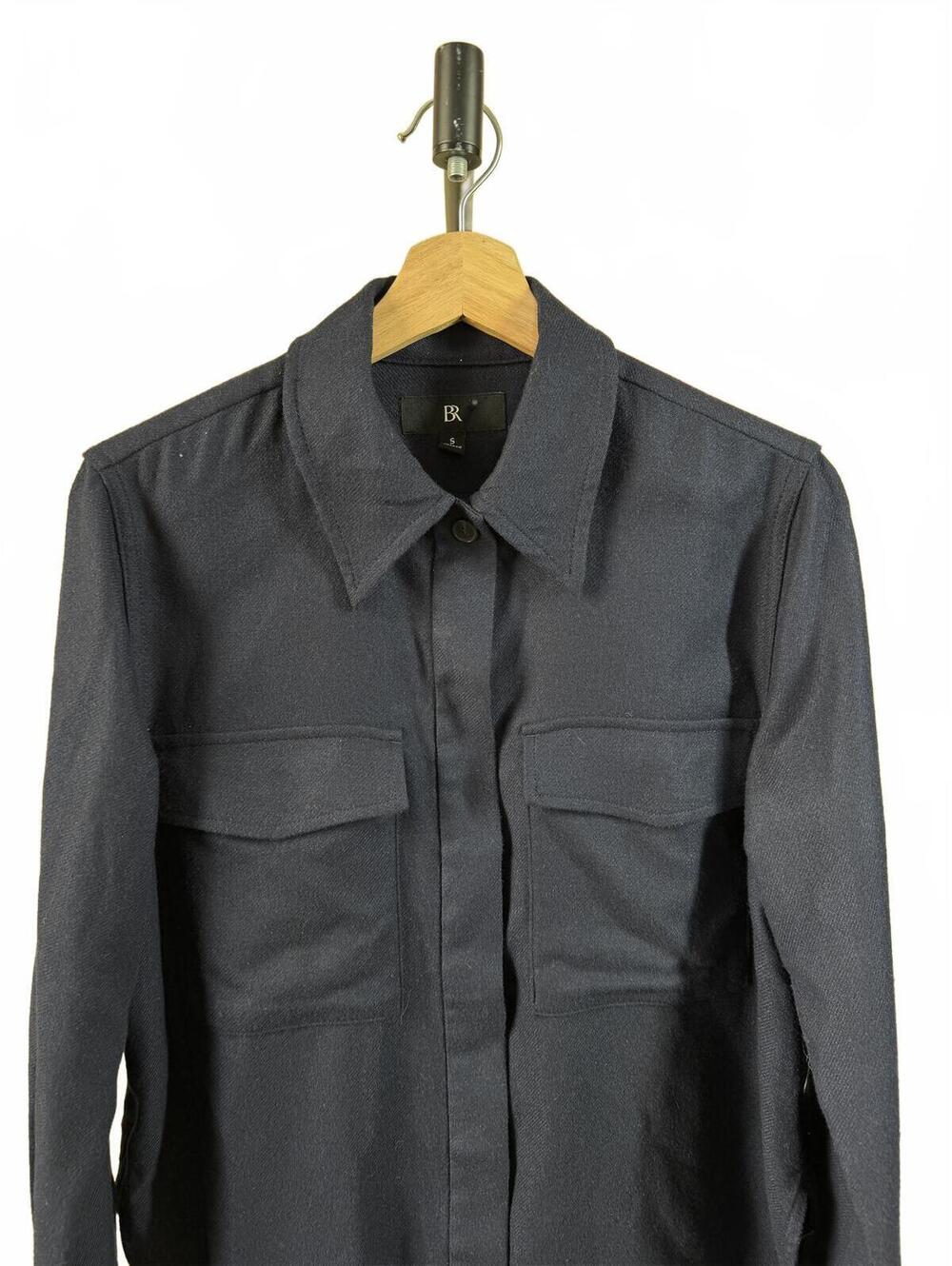 Banana Republic Navy Blue Long Sleeve Button-Up Shirt